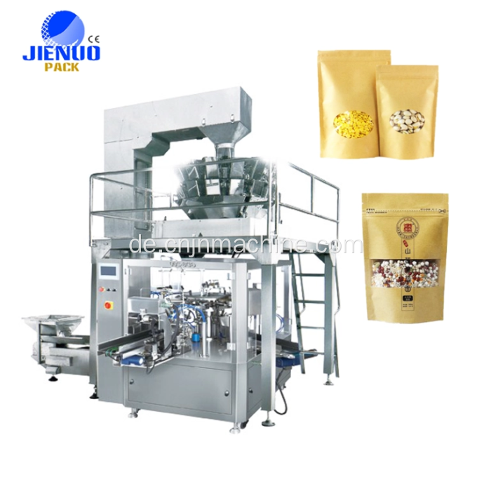 GD8-200B Automatische Stand-up-Beutelpulver-Reißverpackungsbeutel Making Packing-Füllmaschine